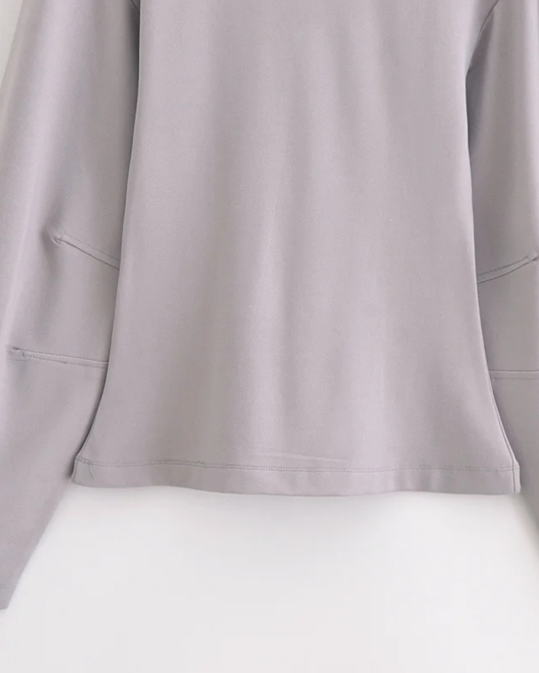 2-Delige Set met Slim Fit Top en Broek in Stretchstof voor Dames