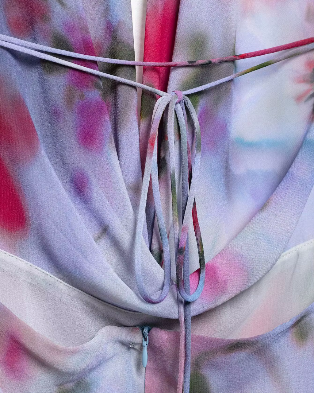 Retro Halter Hals Backless Midi Jurk met Print voor Dames