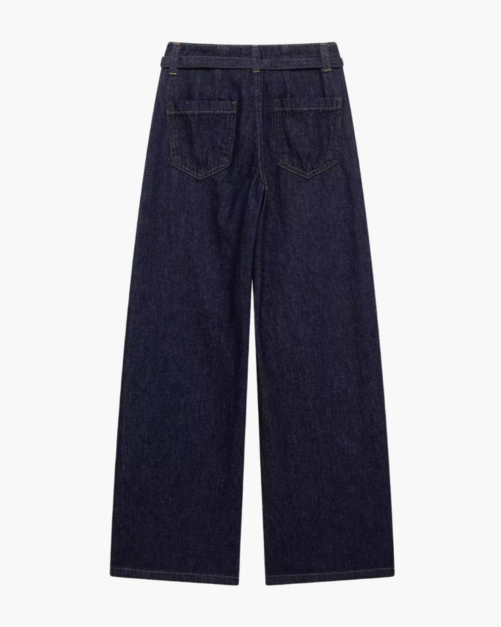 Stijlvol Mouwloos Vest met Wijde Broek Set voor Dames