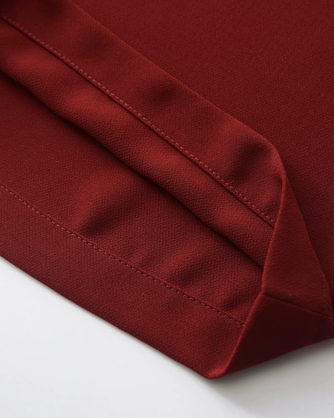 Rode Hoge Taille Wijde Pijpen Broek voor Dames