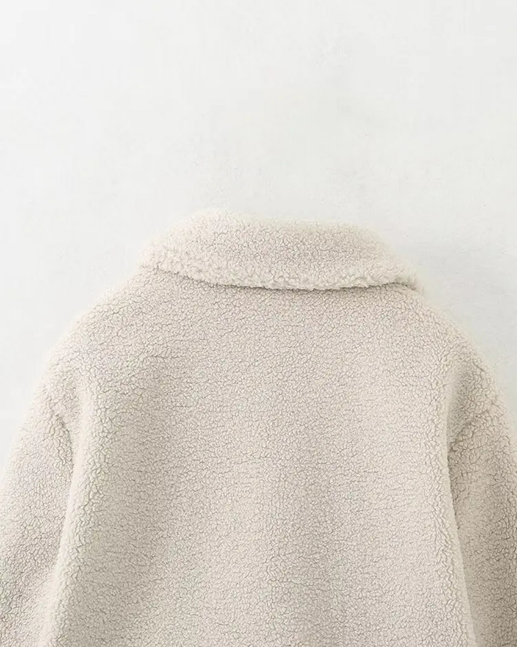 Casual Effen Winterjas met Kraag, Knopen en Zakken voor Dames