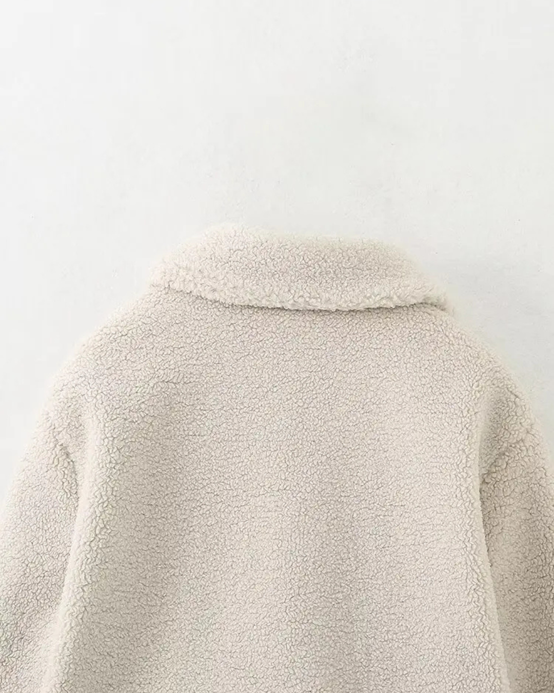 Casual Effen Winterjas met Kraag, Knopen en Zakken voor Dames