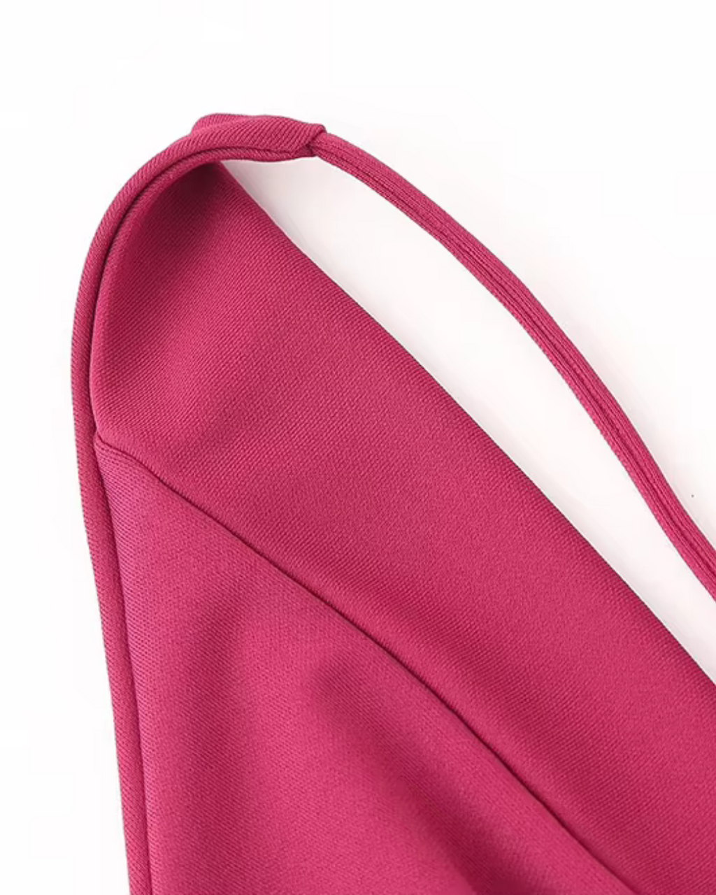 Lange Mouwloze Jurk Asymmetrisch en Rugloos voor Dames