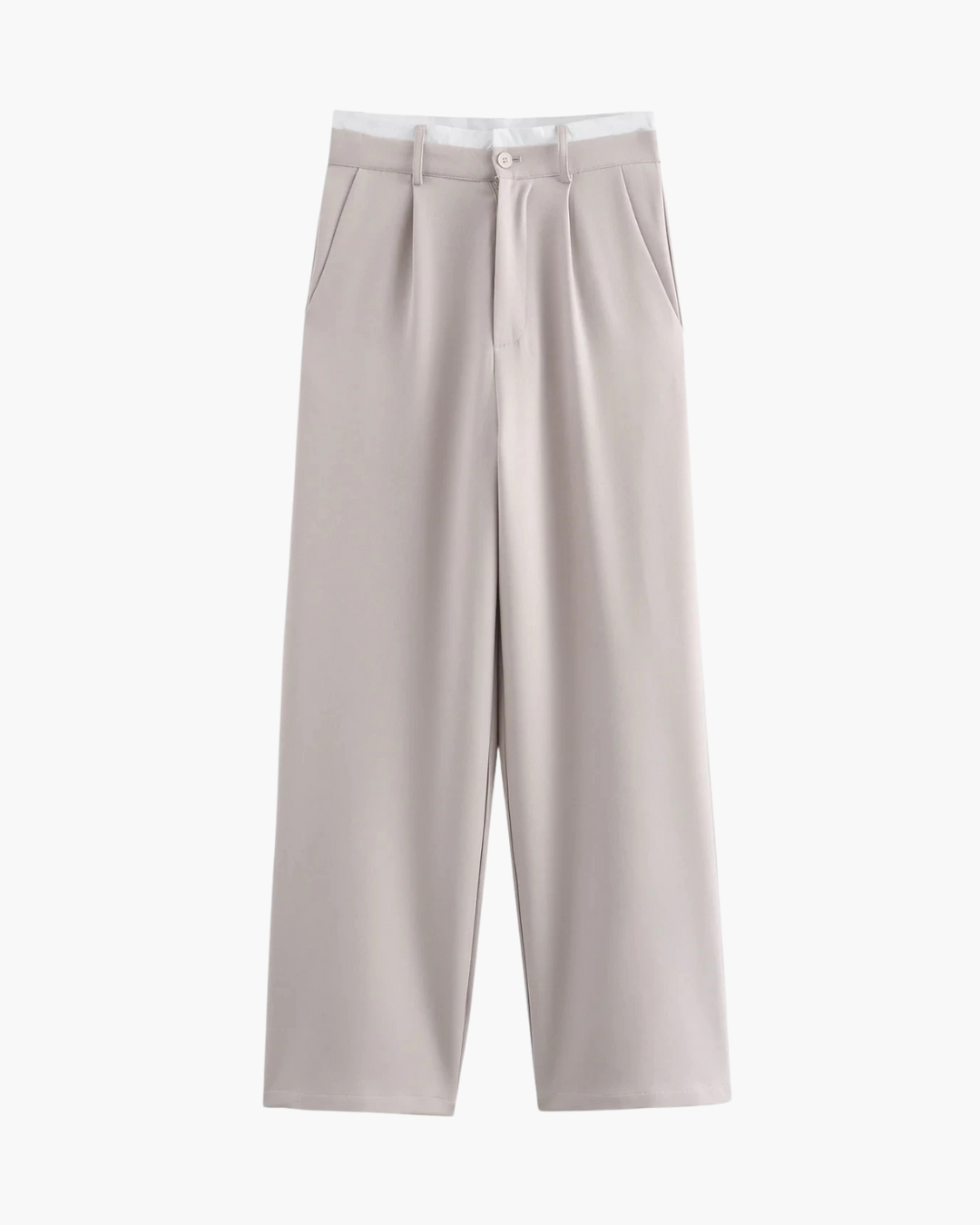 2-delig Set met Halter Top en Hoge Taille Broek voor Dames