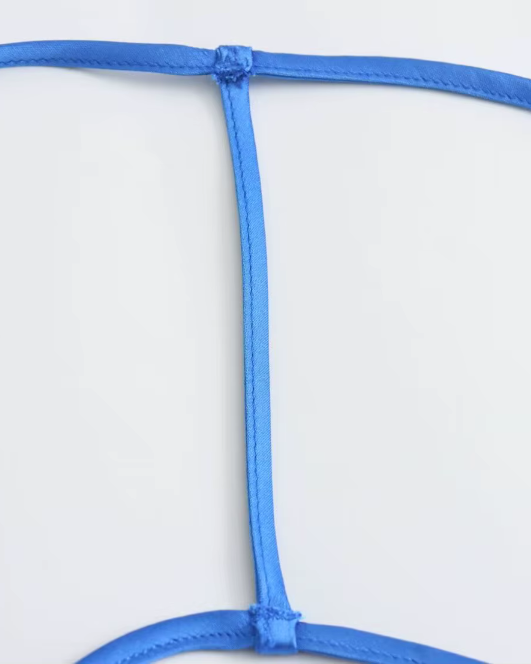 Satijnen V-Hals Midi Jurk met Dunne Bandjes voor Dames