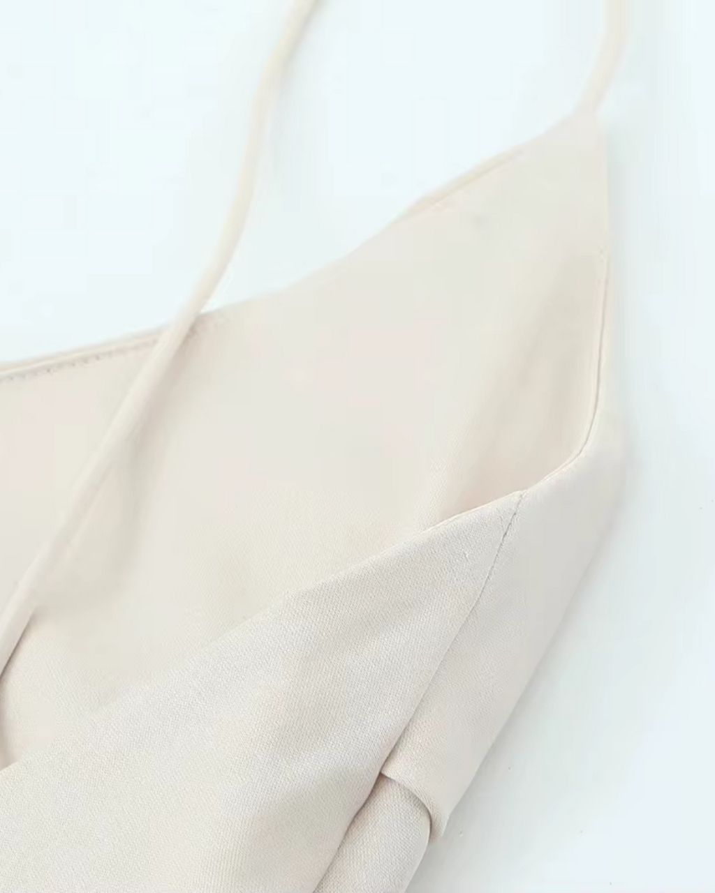 Satijnen Avondjurk met Spaghetti Bandjes voor Dames