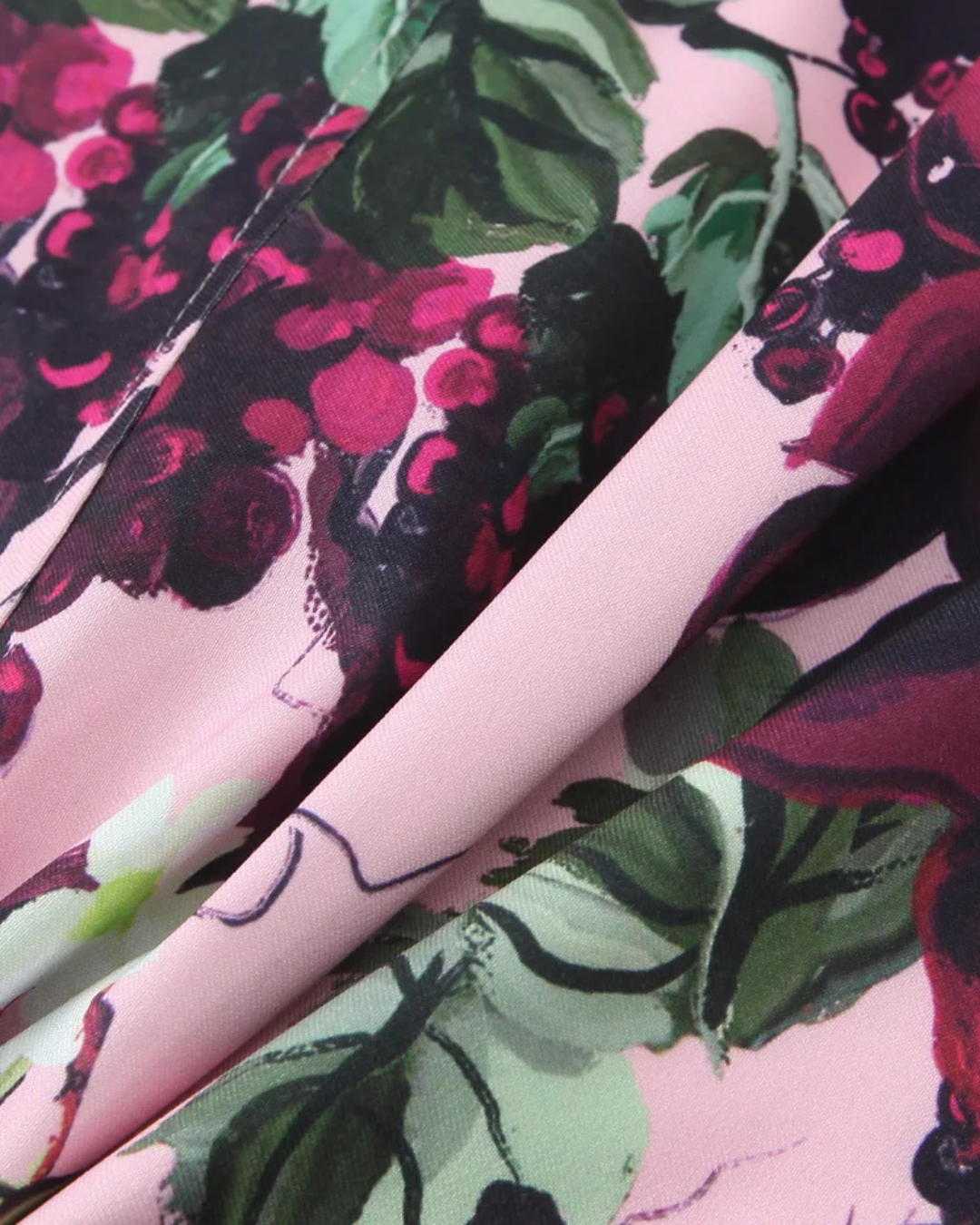 Paarse Bloemenprint Cami Jurk met Corsetlook voor Dames