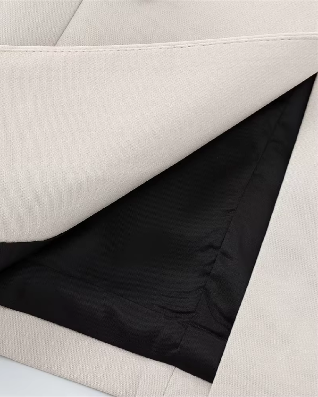 Slim Fit Colbert en Broek met Rechte Pijpen voor Dames