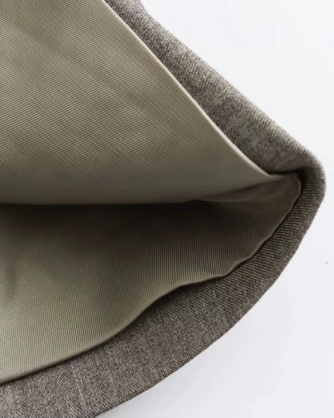 Vintage Office Grijze Blazer en Broek Set voor Dames