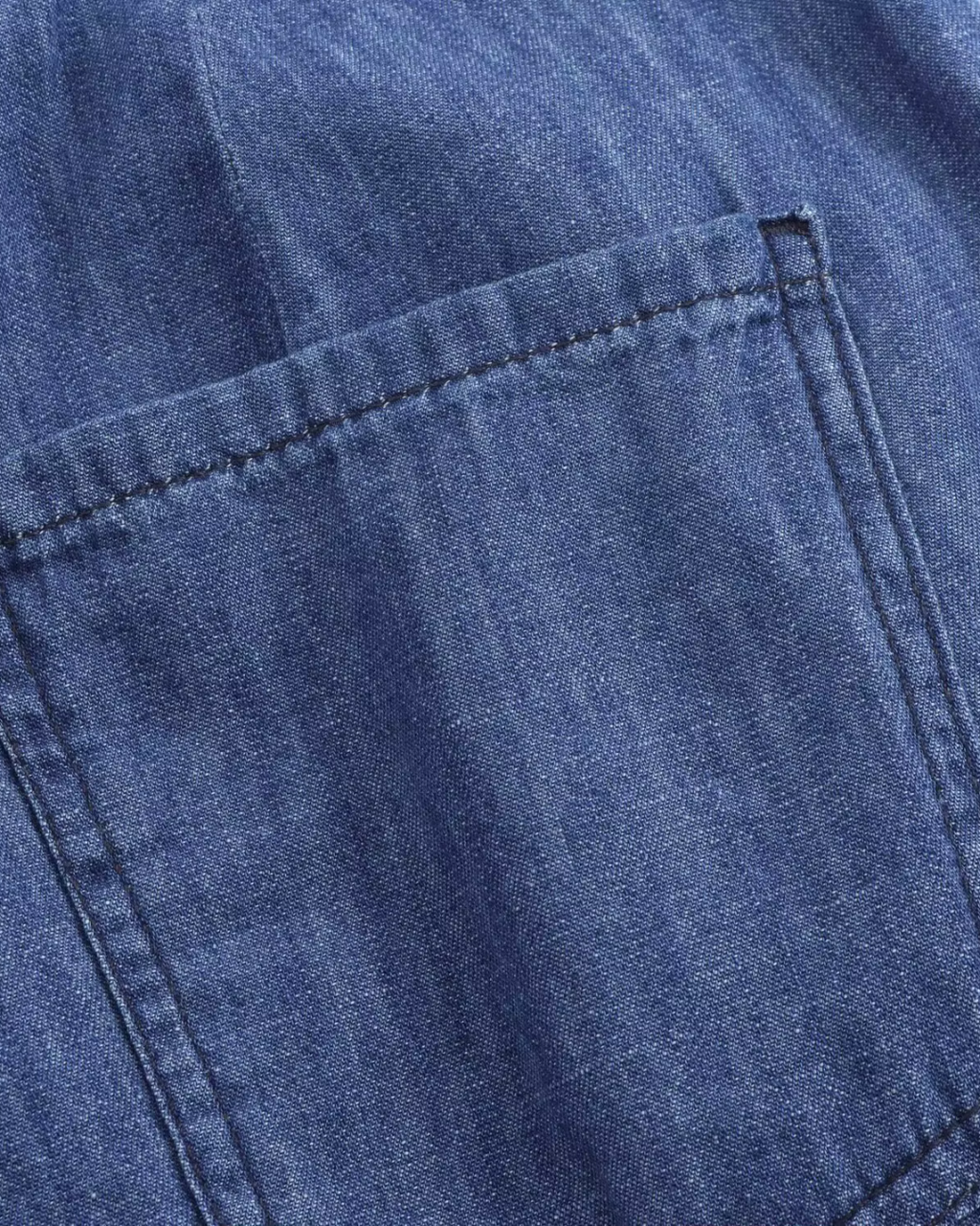 Denim Drape Broek voor Dames