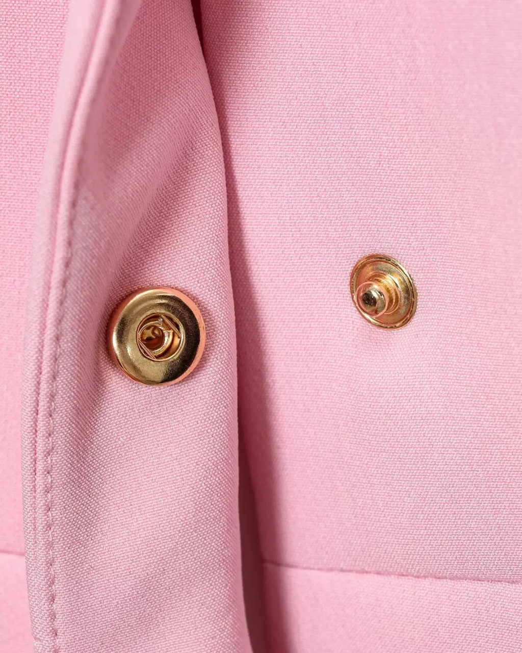 Roze Set met Mouwloos Vest en Hoge Taille Broek voor Dames