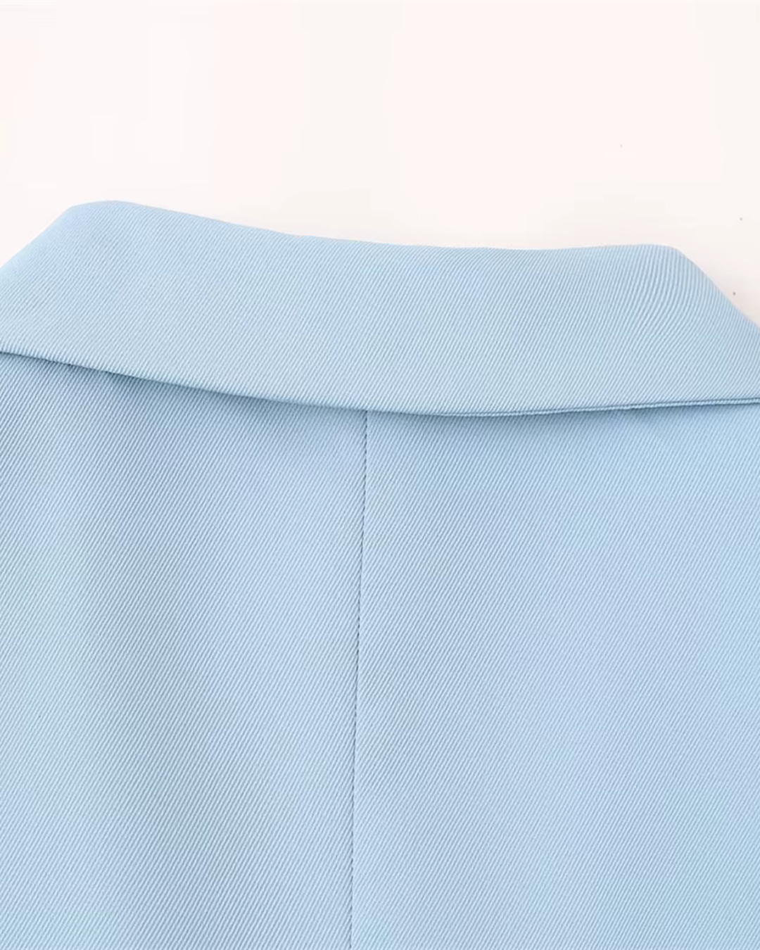 Stijlvol Gerimpeld Pak met Hoge Taille Broek voor Dames