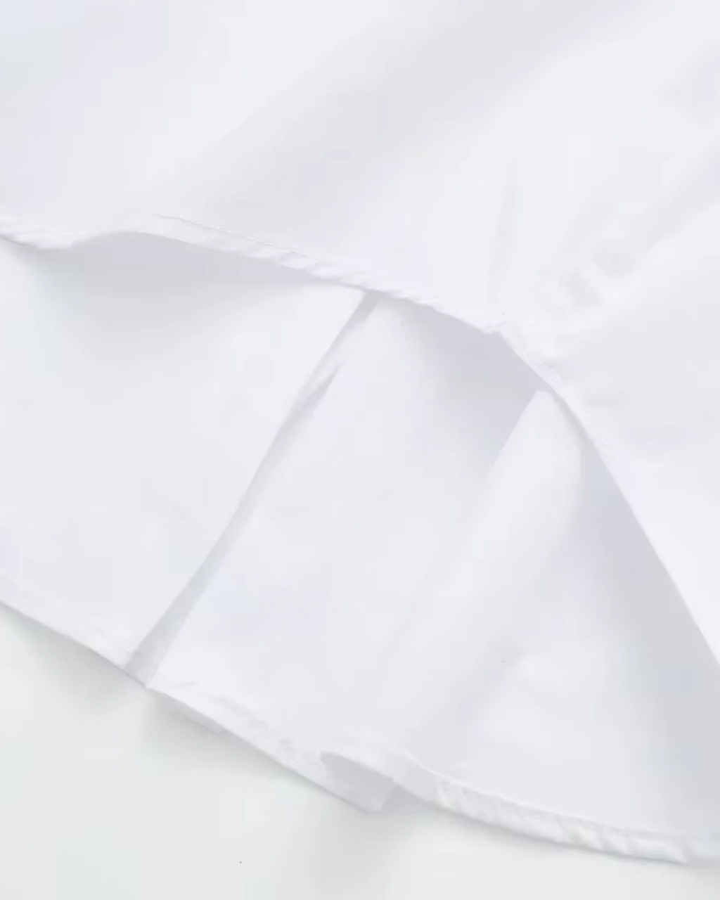 Witte Poplin Blouse voor Dames