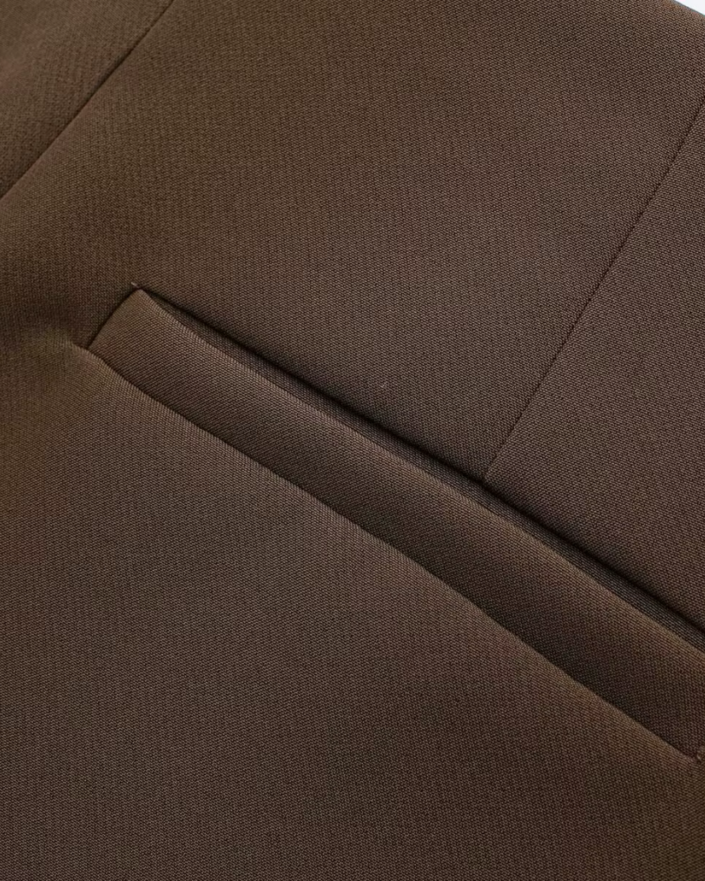 Asymmetrische Hoge Taille Skort met Minirok Look voor Dames