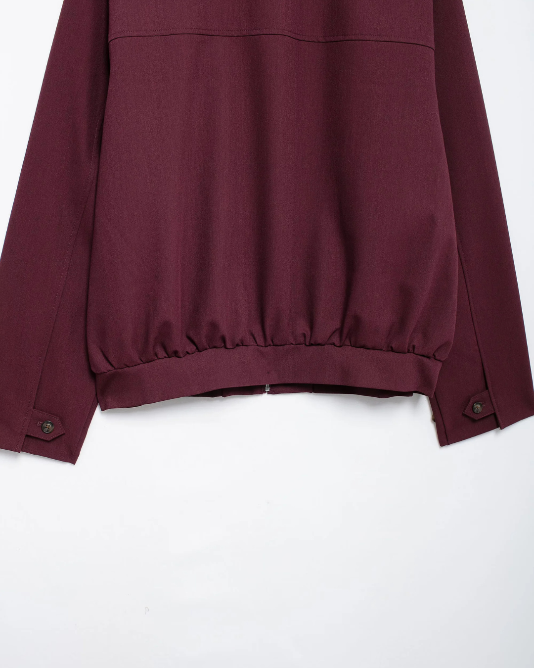 Vintage Effen Bomberjas met Lange Mouwen en Rits voor Dames