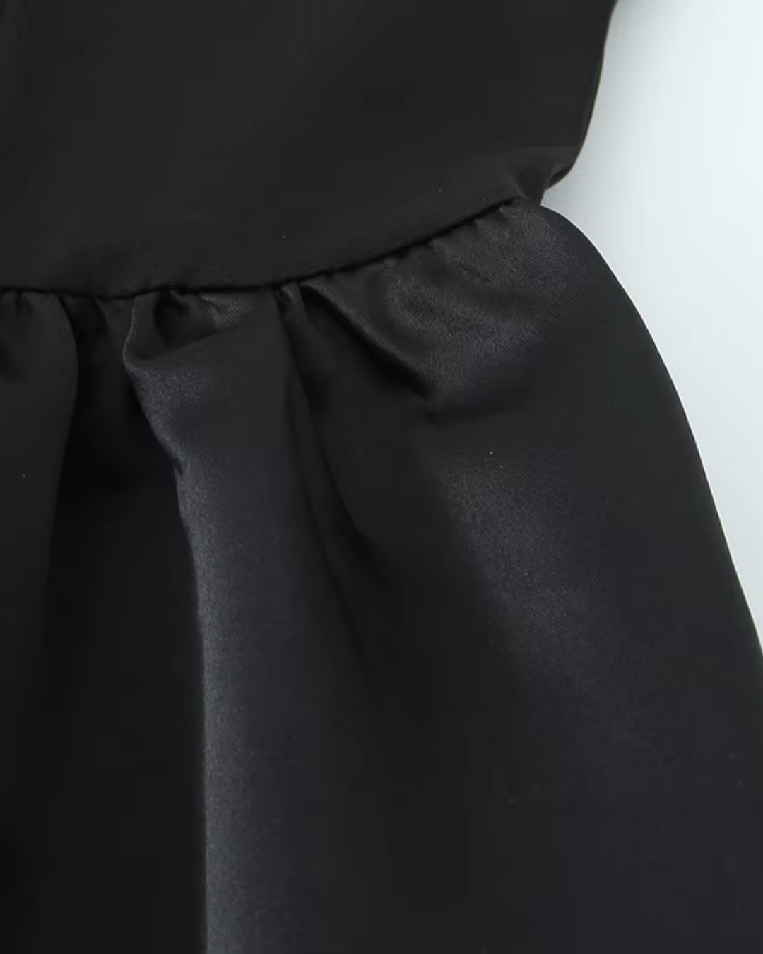 Elegante Zwarte Geplooide Maxi Jurk voor Dames