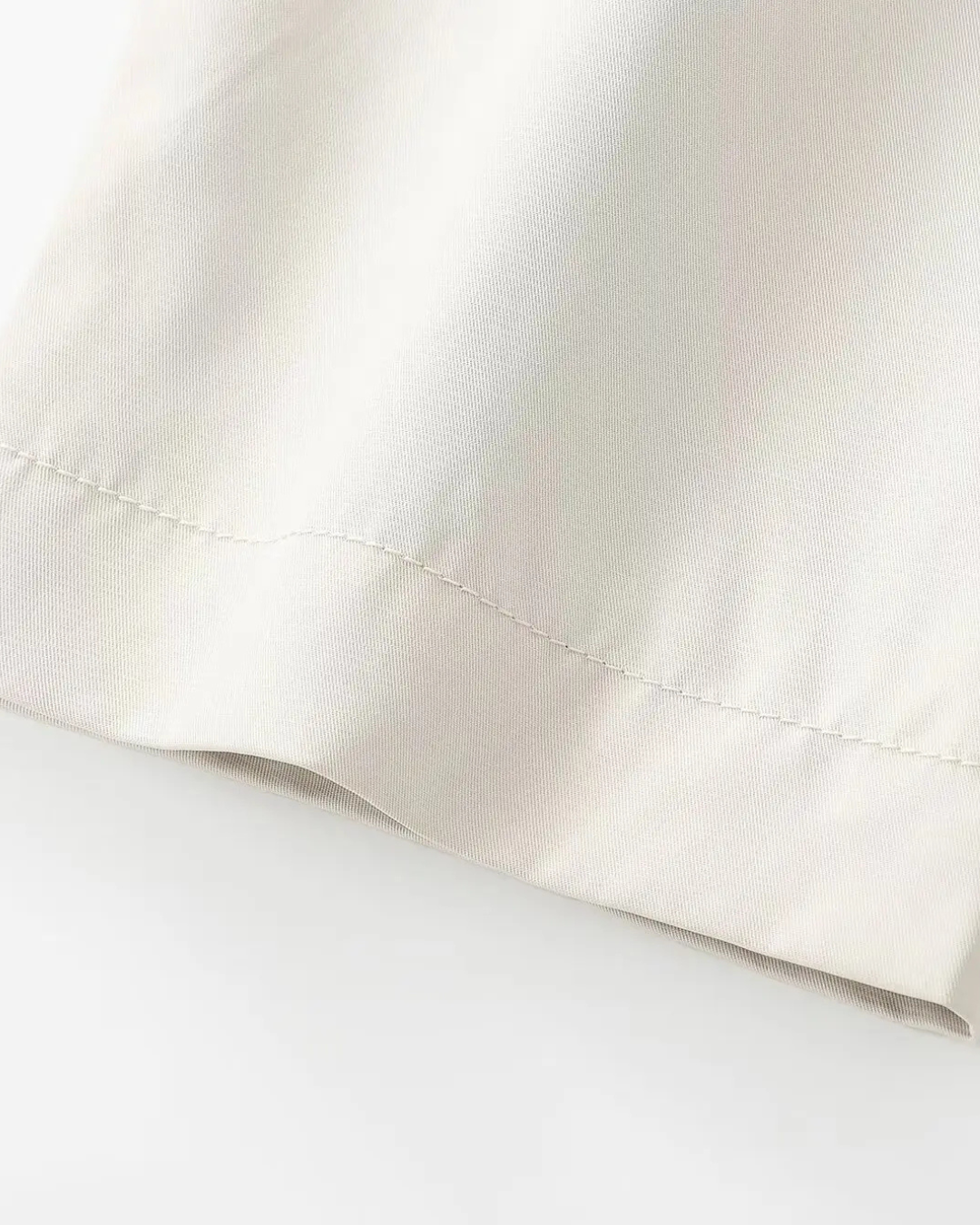 Effen Cropped Trenchcoat voor Dames