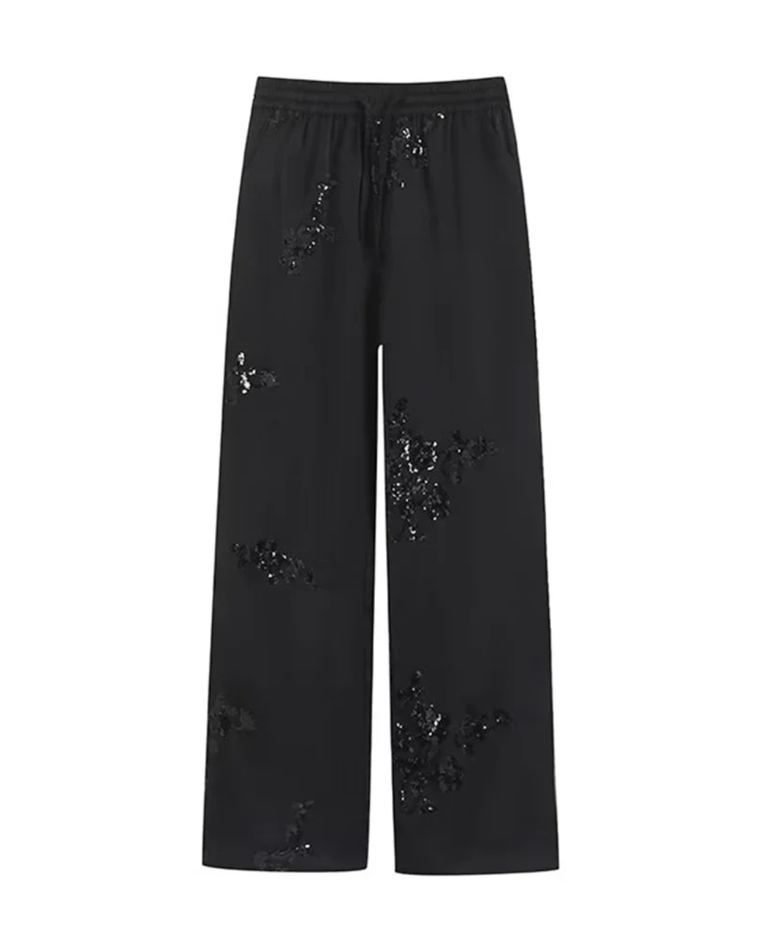 Geborduurde Set met Shirt en Broek met Herfstlook voor Dames