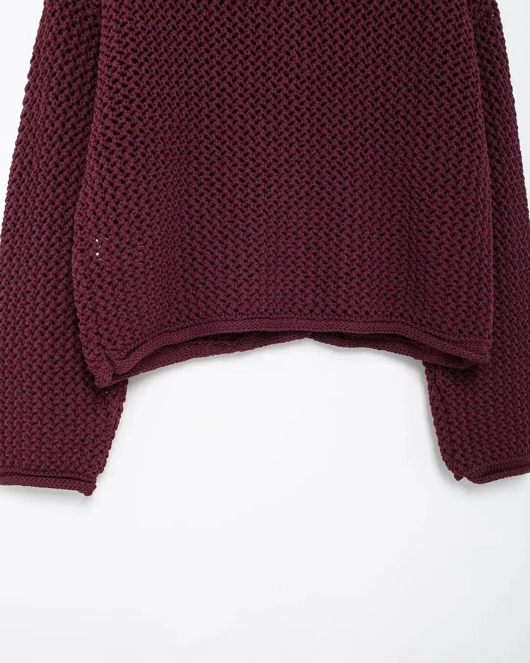 Gebreid Vest met Losse Lange Mouw voor Dames