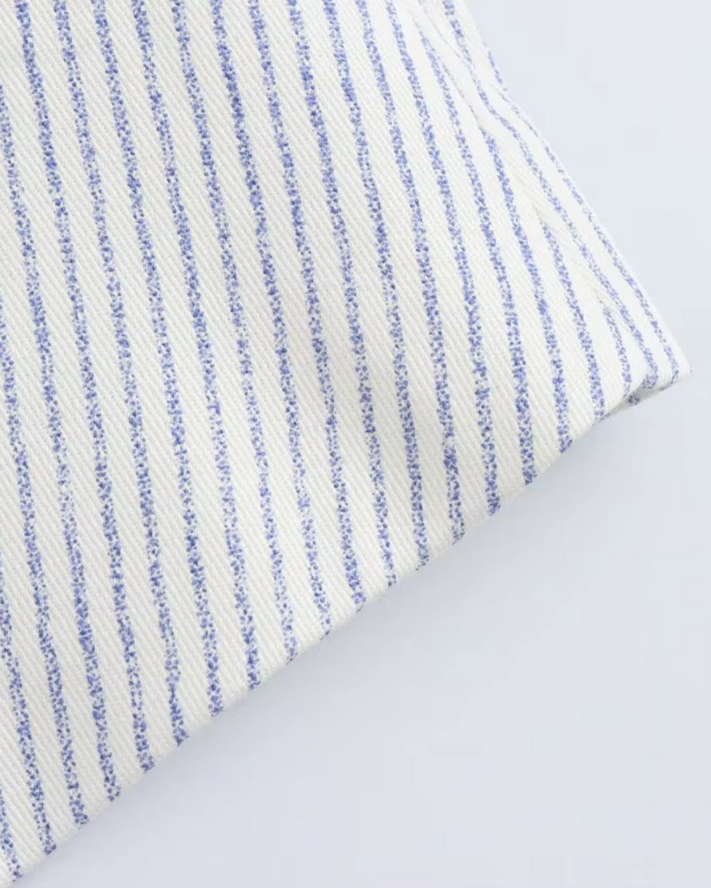 Gestreept Kort Vest met V-Hals Voor Dames