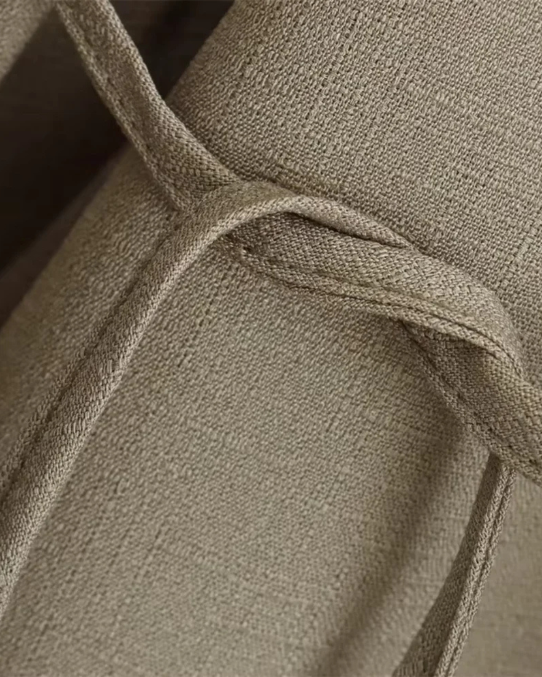 Elegante Linnen Comfortabele Oversized Set voor Dames