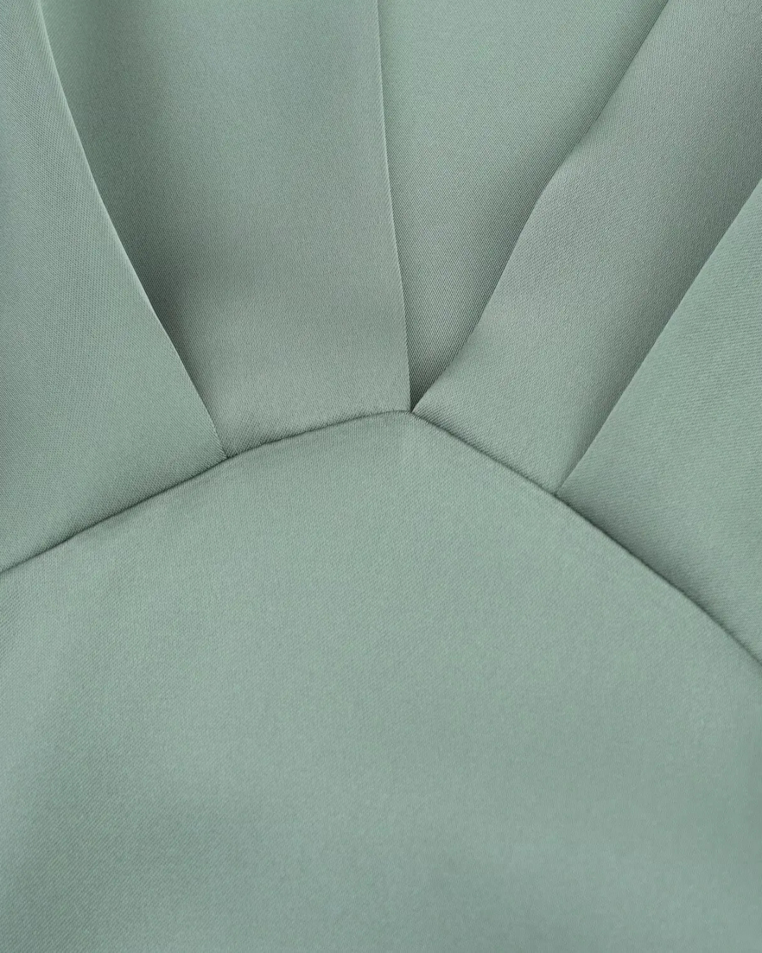 Elegante Midi Jurk met V-Hals en Plooi Details voor Dames