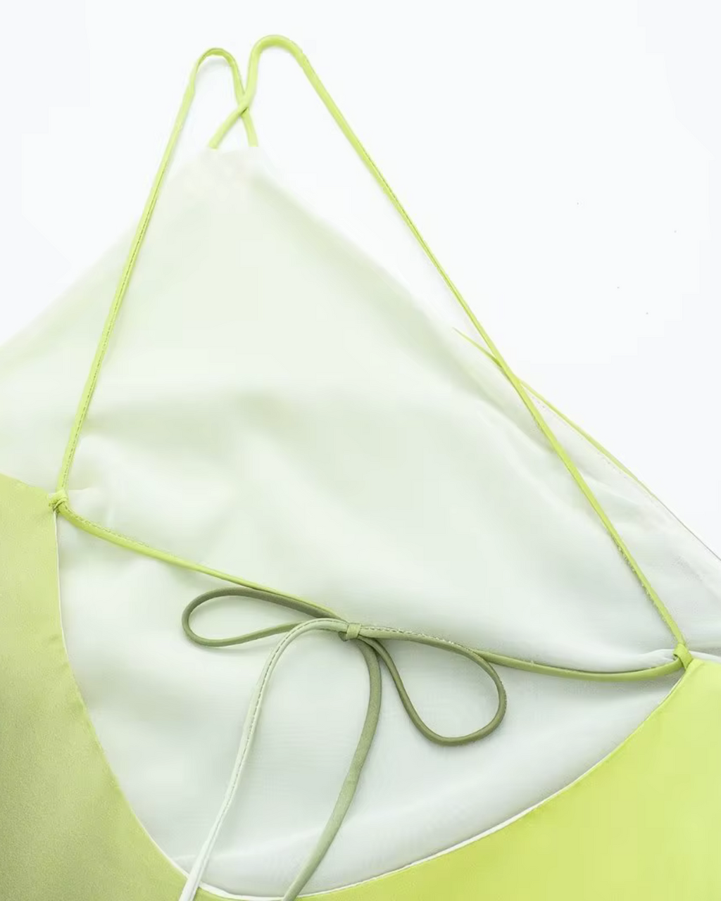 Tie Dye Satijnen Avondjurk met Open Rug voor Dames