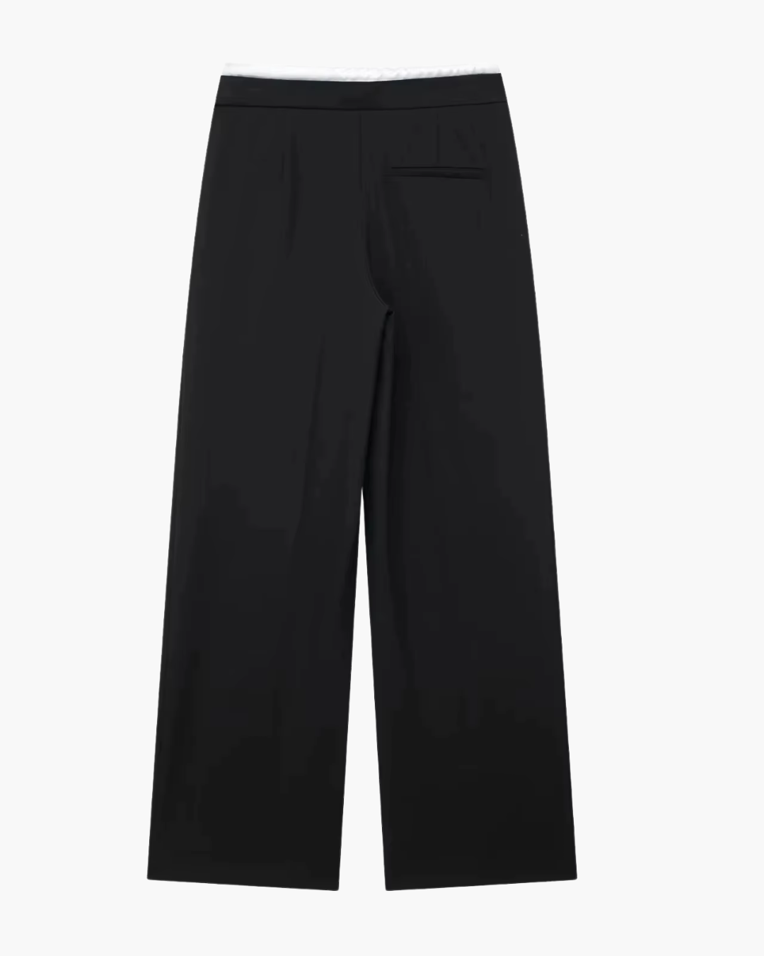 Vintage Rechte Broek met Trekkoord voor Dames