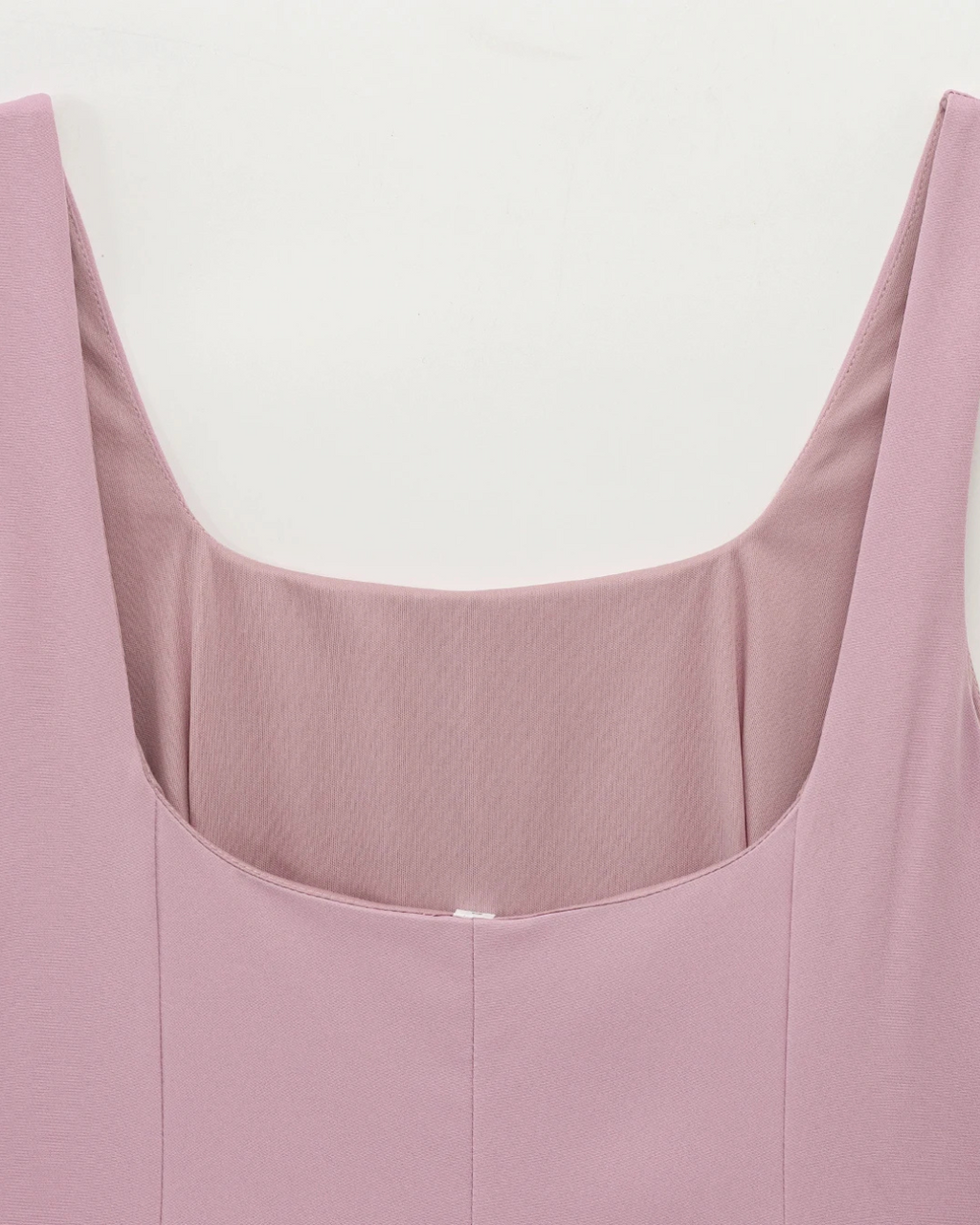 Mini-Jurk met Vierkante Hals en Gelaagde Ruches voor Dames