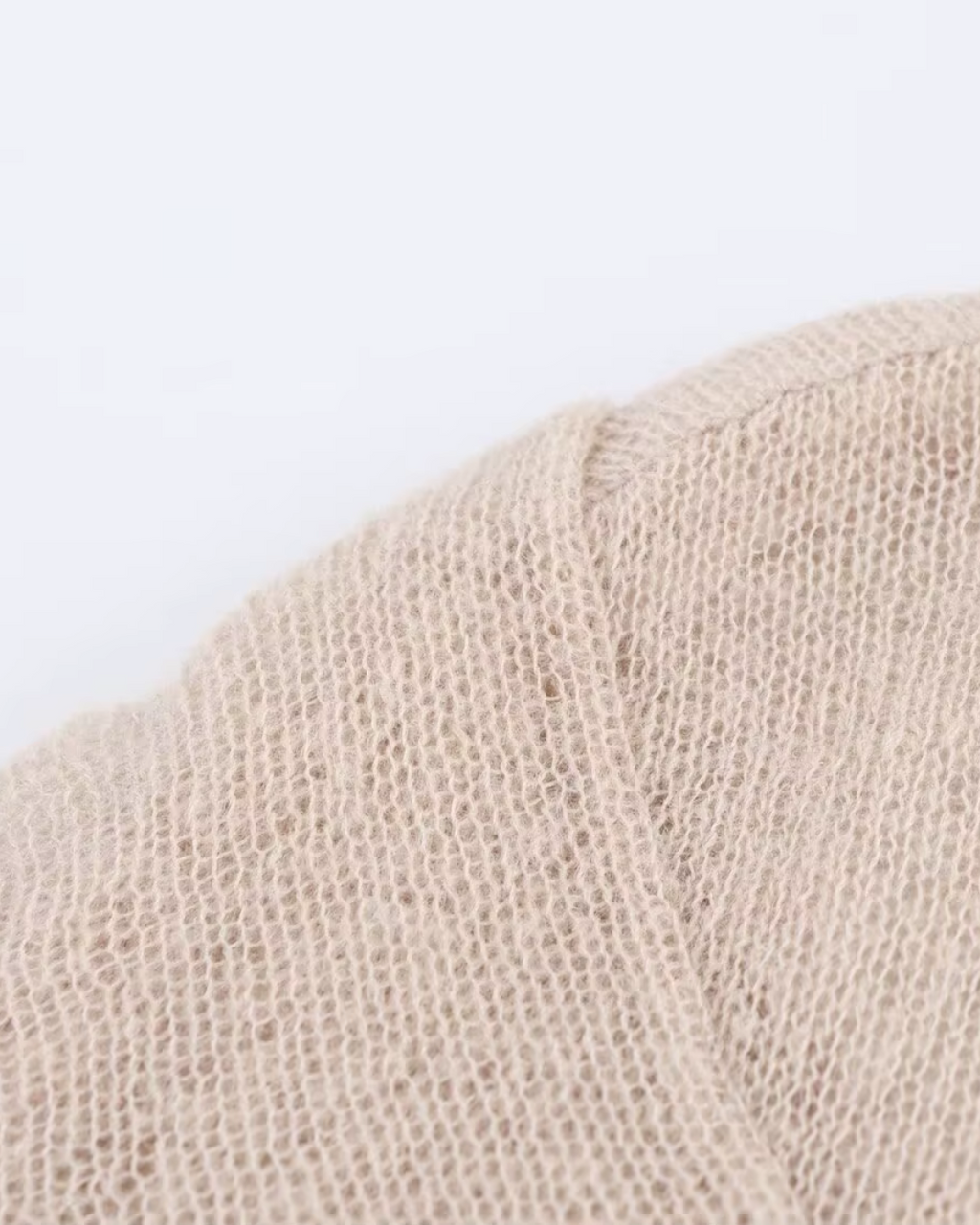 Elegante Warme Trui met O-hals en Knoopdecoratie voor Dames