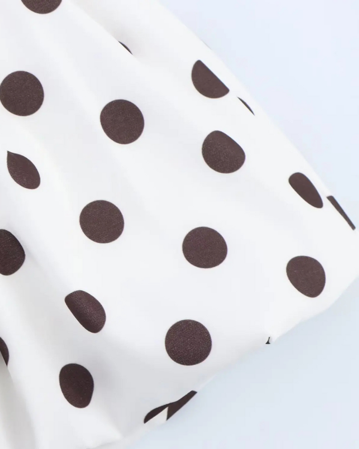 Mouwloos Backless Polkadot Mini Jurk voor Dames