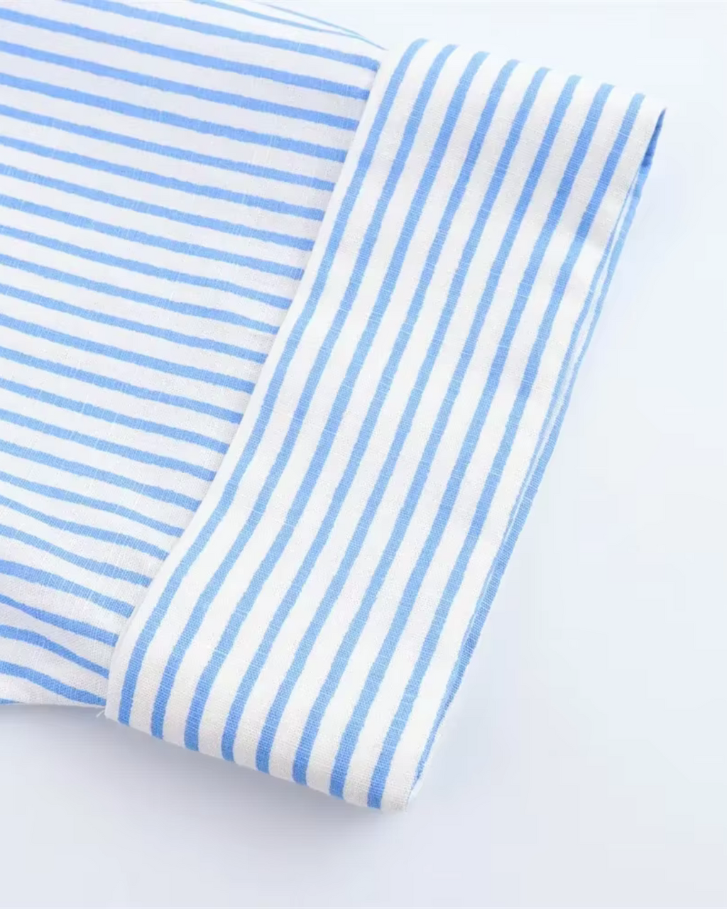 Blauw-Wit Gestreept Overhemd voor Dames