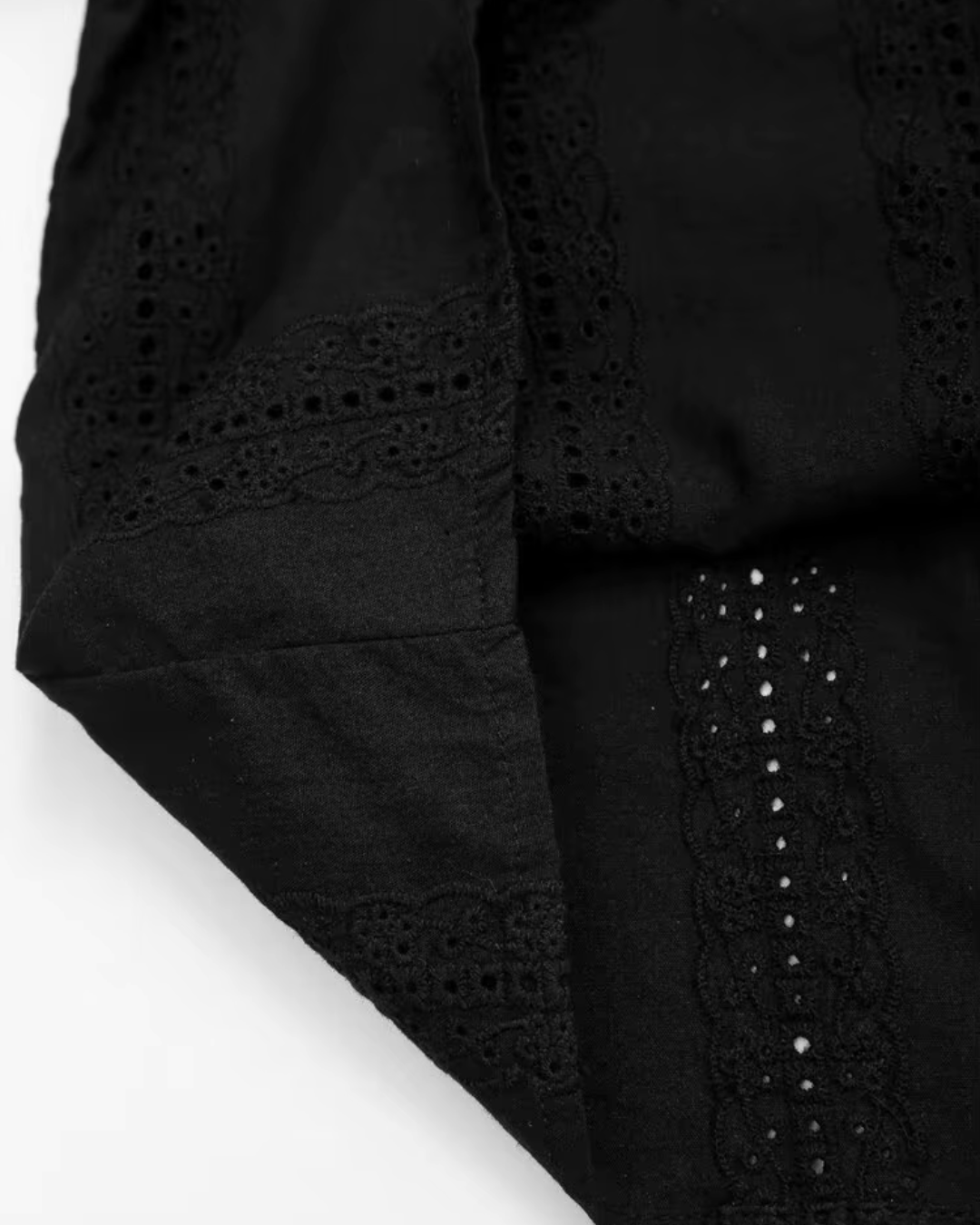 Borduurblouse met Lange Mouwen in Vintage Stijl voor Dames