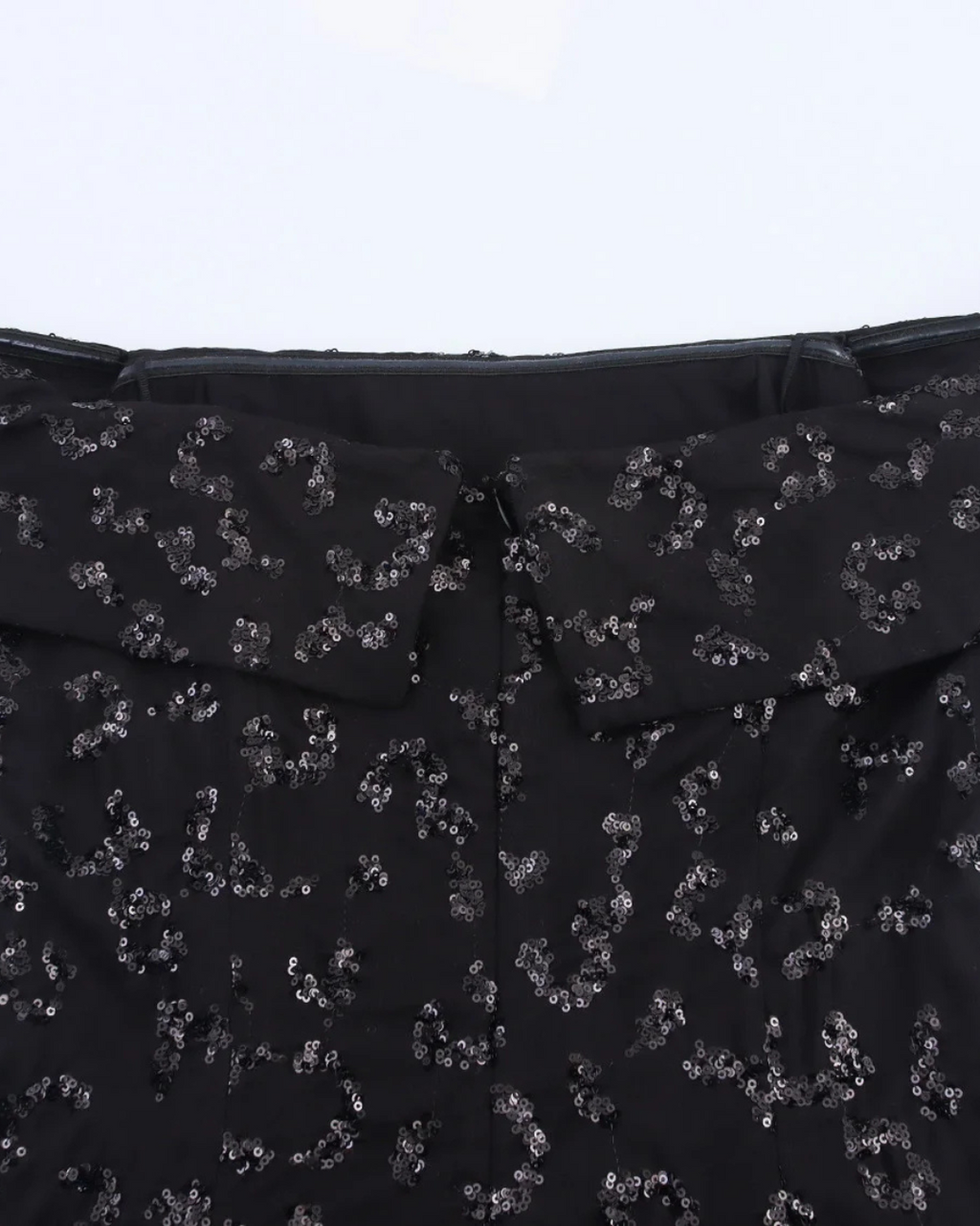 Chique Set met Pailletten Top en Wijde Broek voor Dames