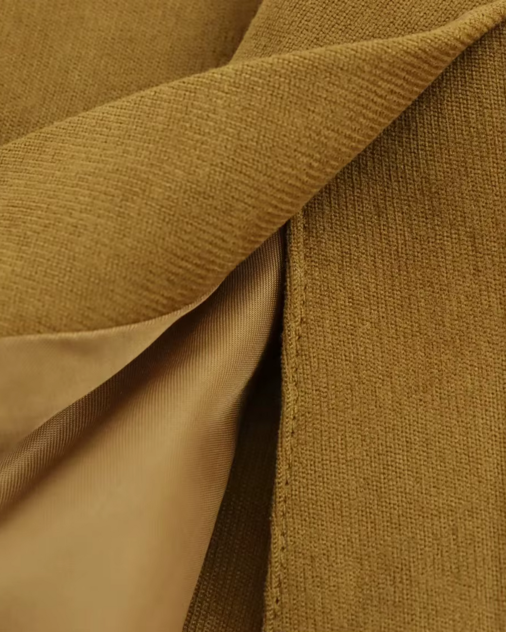 Vintage Chic Bruine Blazer en Broek Set voor Dames