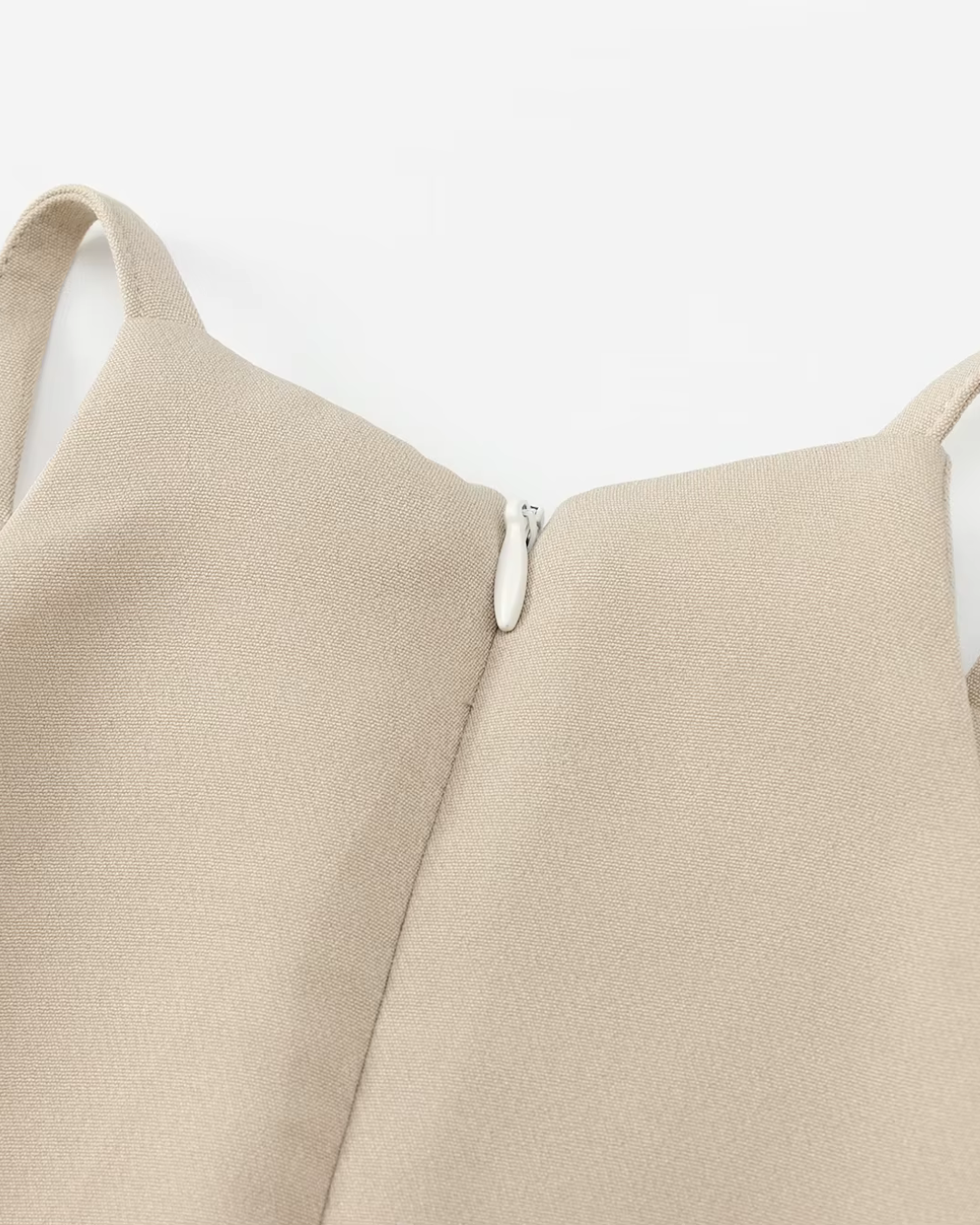 Mouwloze Mini-Jurk met Open Rug en Ronde Hals voor Dames