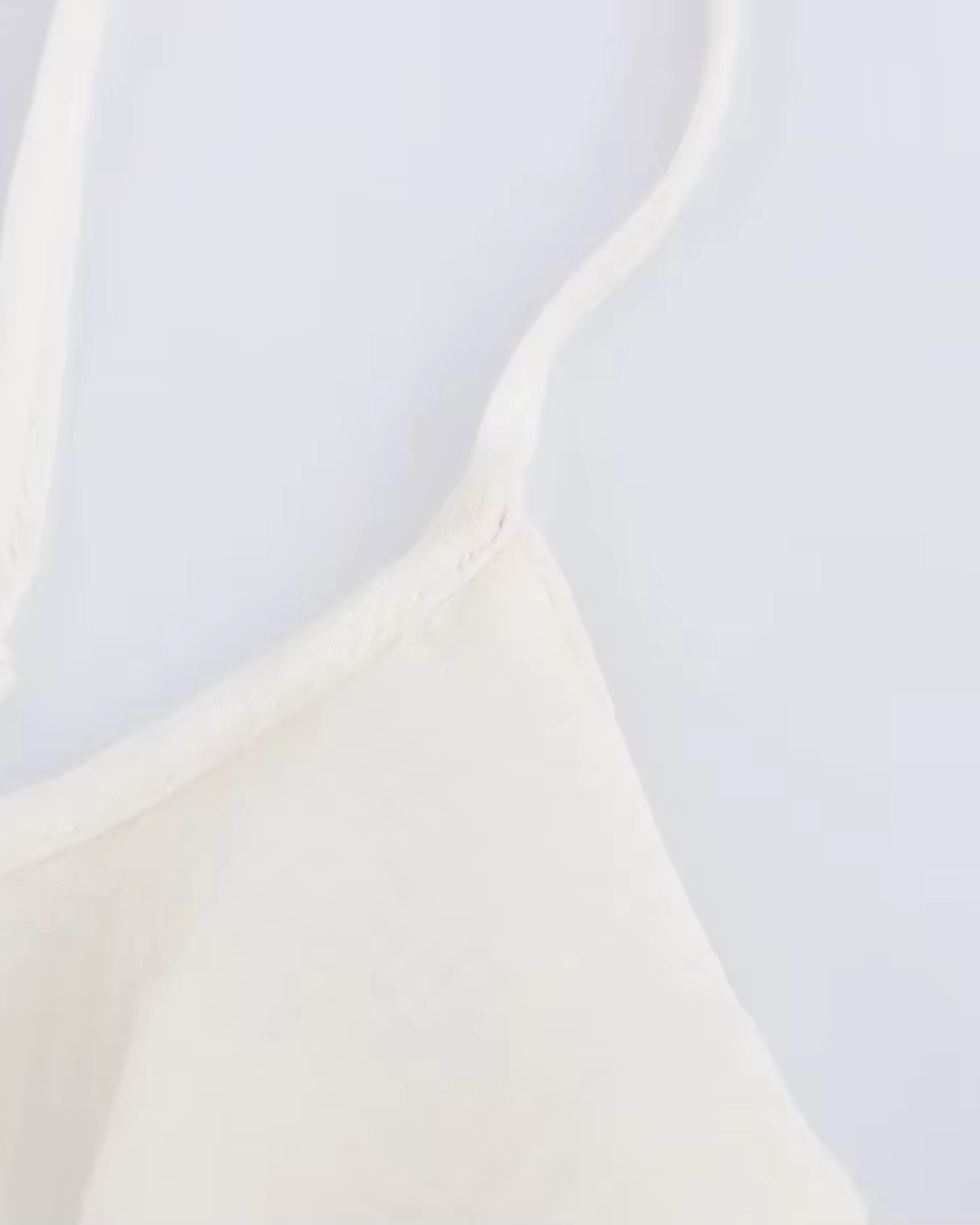 Haltertop met Ruches en Open Rug voor Dames