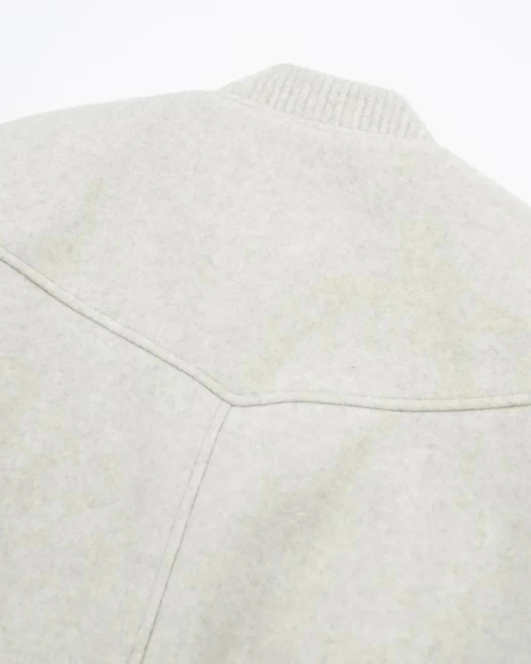 Cropped Tweed Bomberjack met Zakken en O-Hals voor Dames