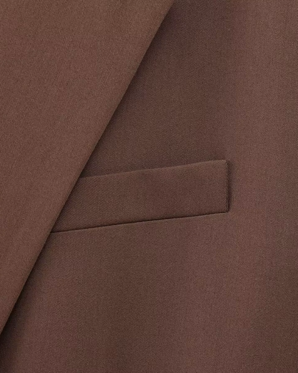 Oversized Bruine Blazer en Pantalon Set met Matching Riem Dames