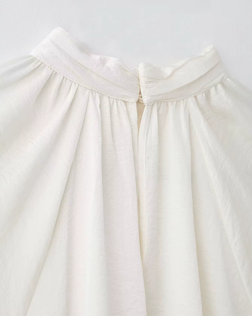 Effen Blouse met Knopen en Lange Mouwen voor Dames