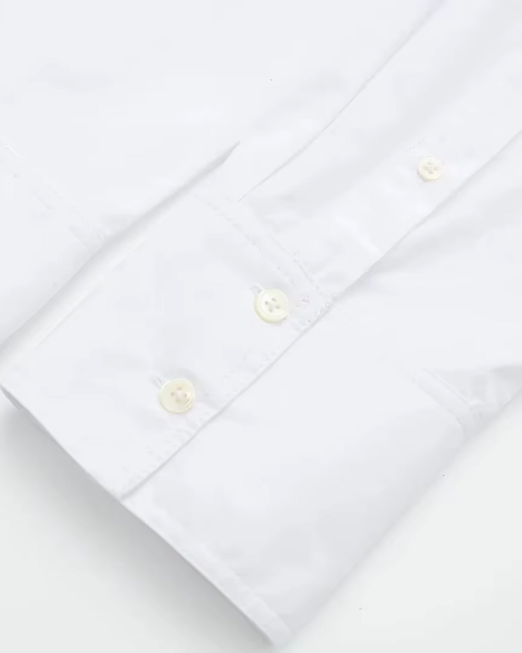 Witte Poplin Blouse voor Dames