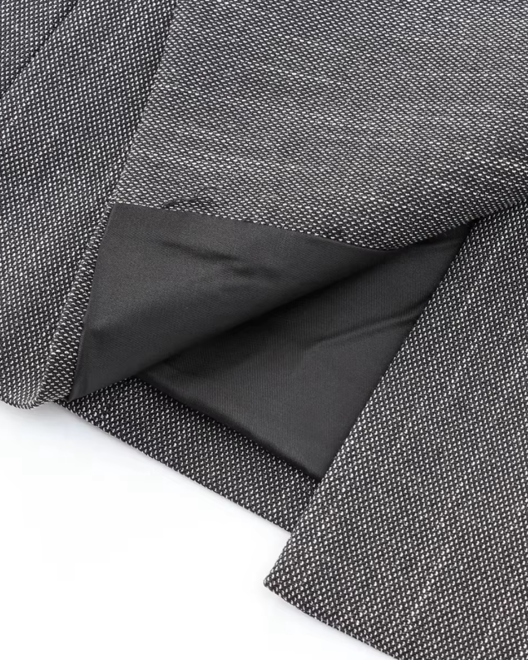 Vintage Grijze Office Lady Blazer en Broek Set