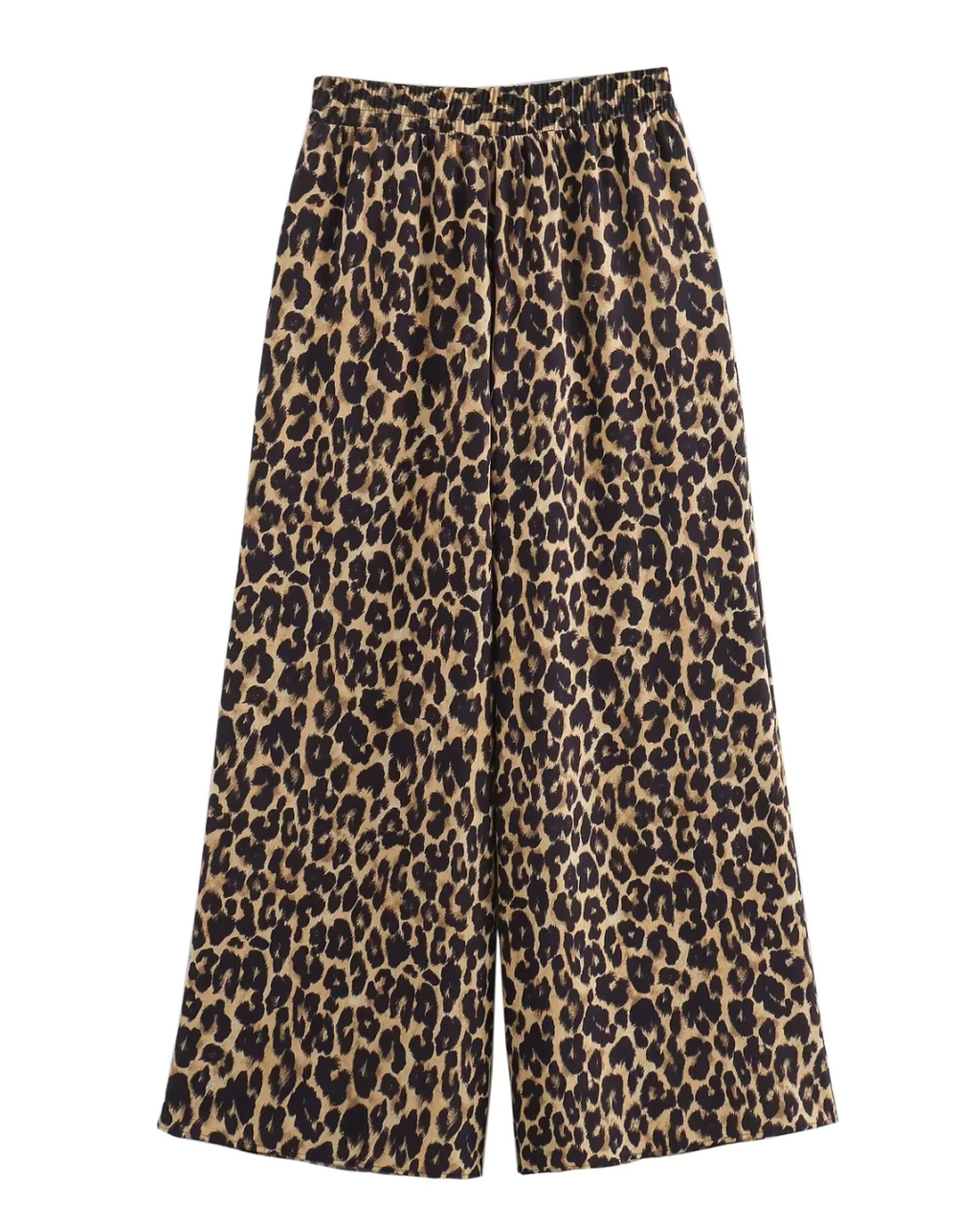 Retro 2-Delige Set met Panterprint voor Dames