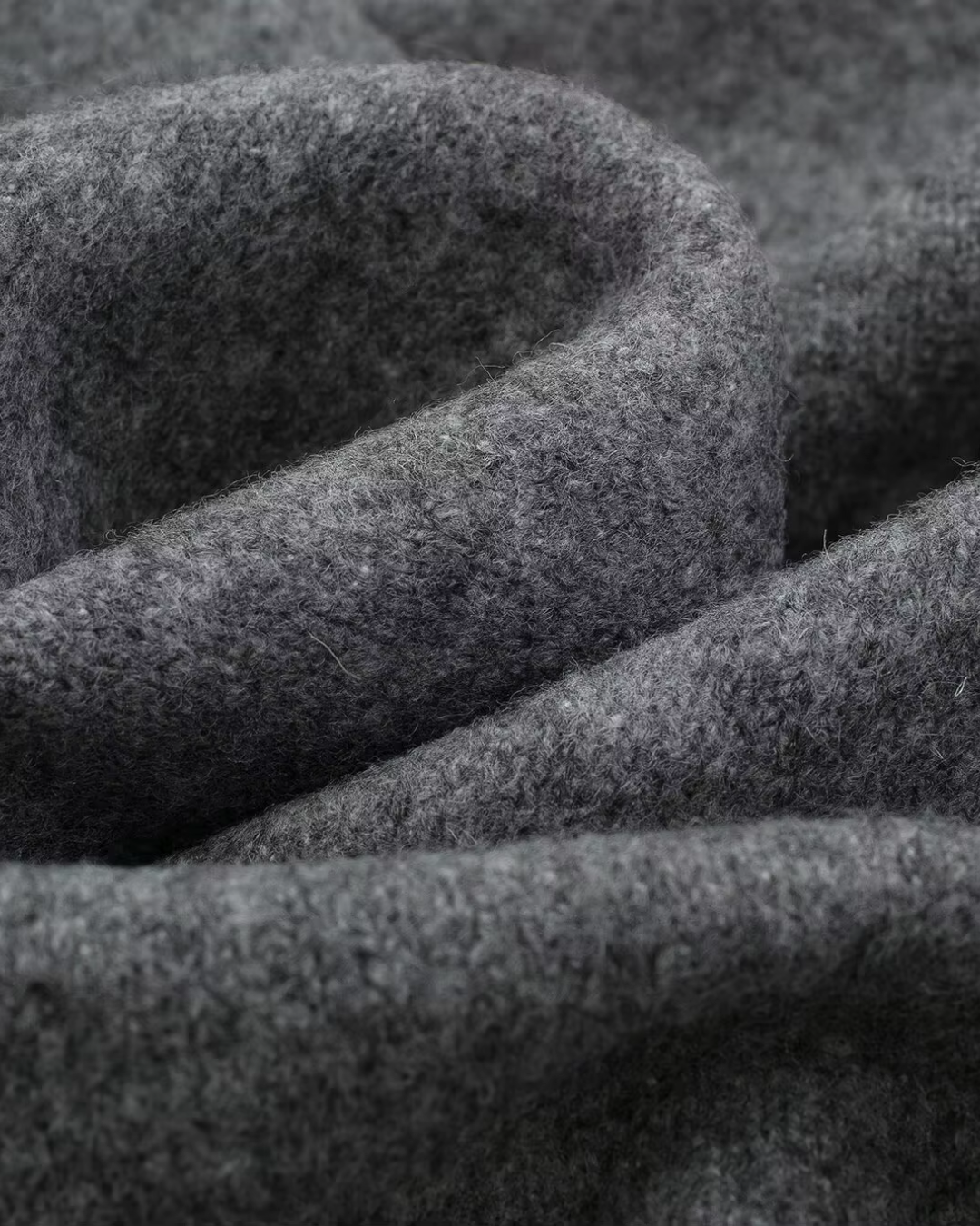 Oversized Gebreide Trui Dames – Grijze O-hals Jumper met Lange Mouw