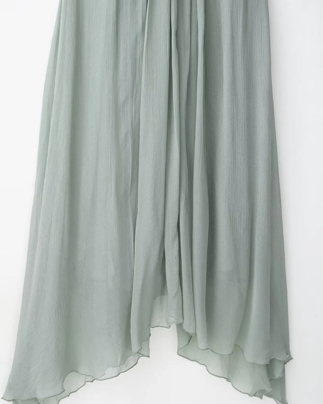 Lange V-hals Zomerjurk met Plooien en Korte Mouw voor Dames