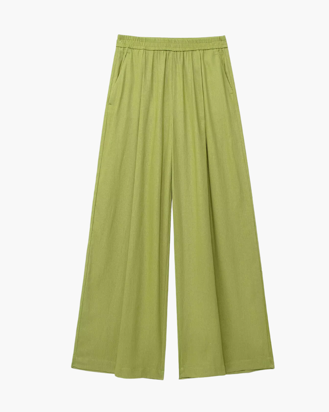 Elegante Tweedelige Set met Wijde Pijpen Broek voor Dames