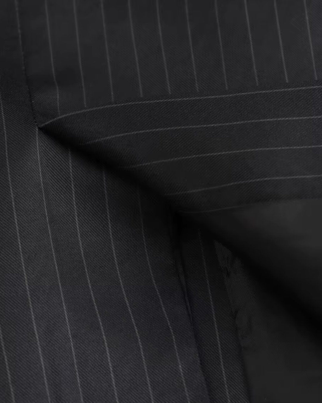 Gestreepte Zwarte Tweedelige Blazer en Broek Set voor Dames