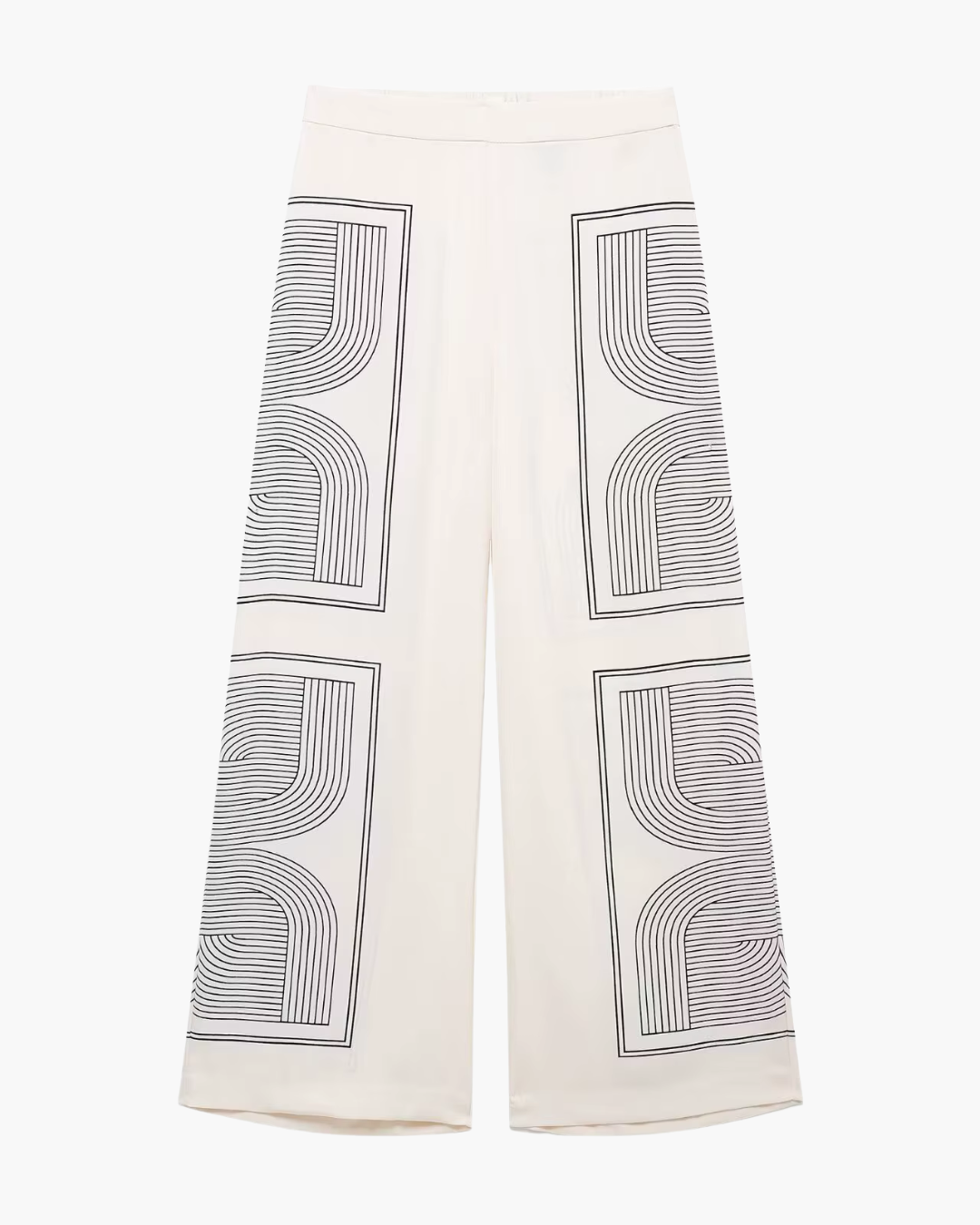 Mode Revers Shirt en Hoge Taille Rits Broek voor Dames