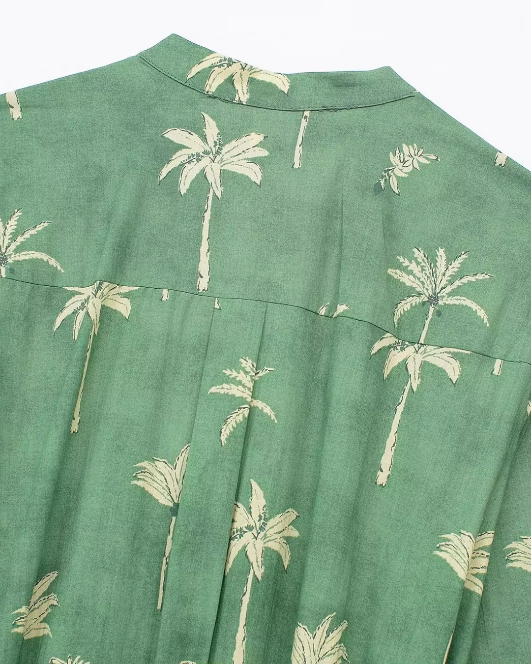 Vintage Chique Lentejurk met Print en Lange Mouwen voor Dames