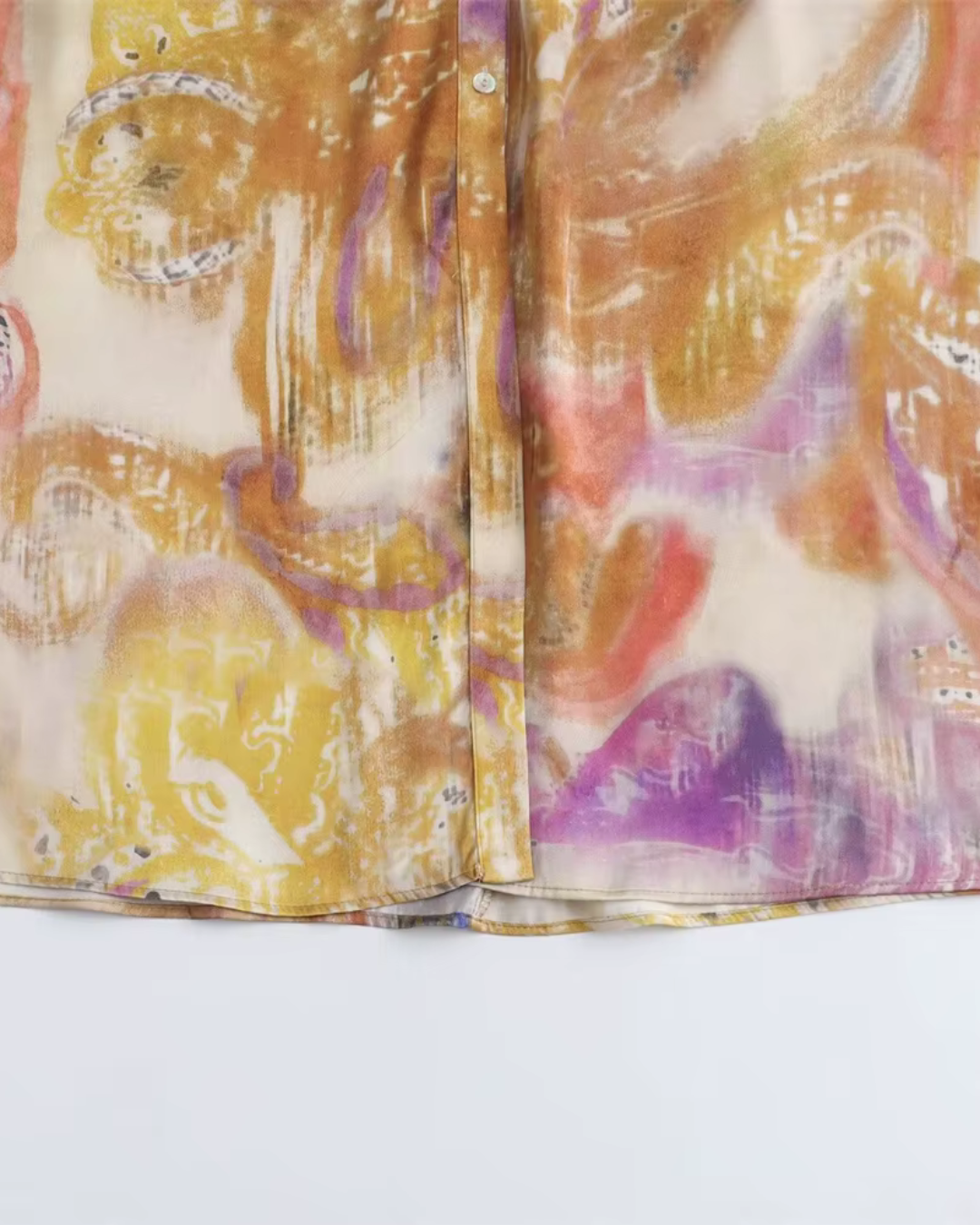 Satijnen Midi Jurk met Knopen voor Dames